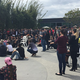 Riot employees gathered during today’s walkout